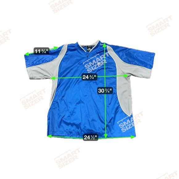 Mizuno Teamwear Batting Jersey Shirt Wind Water Protection Blue Gray Size Large - Picture 3 of 9